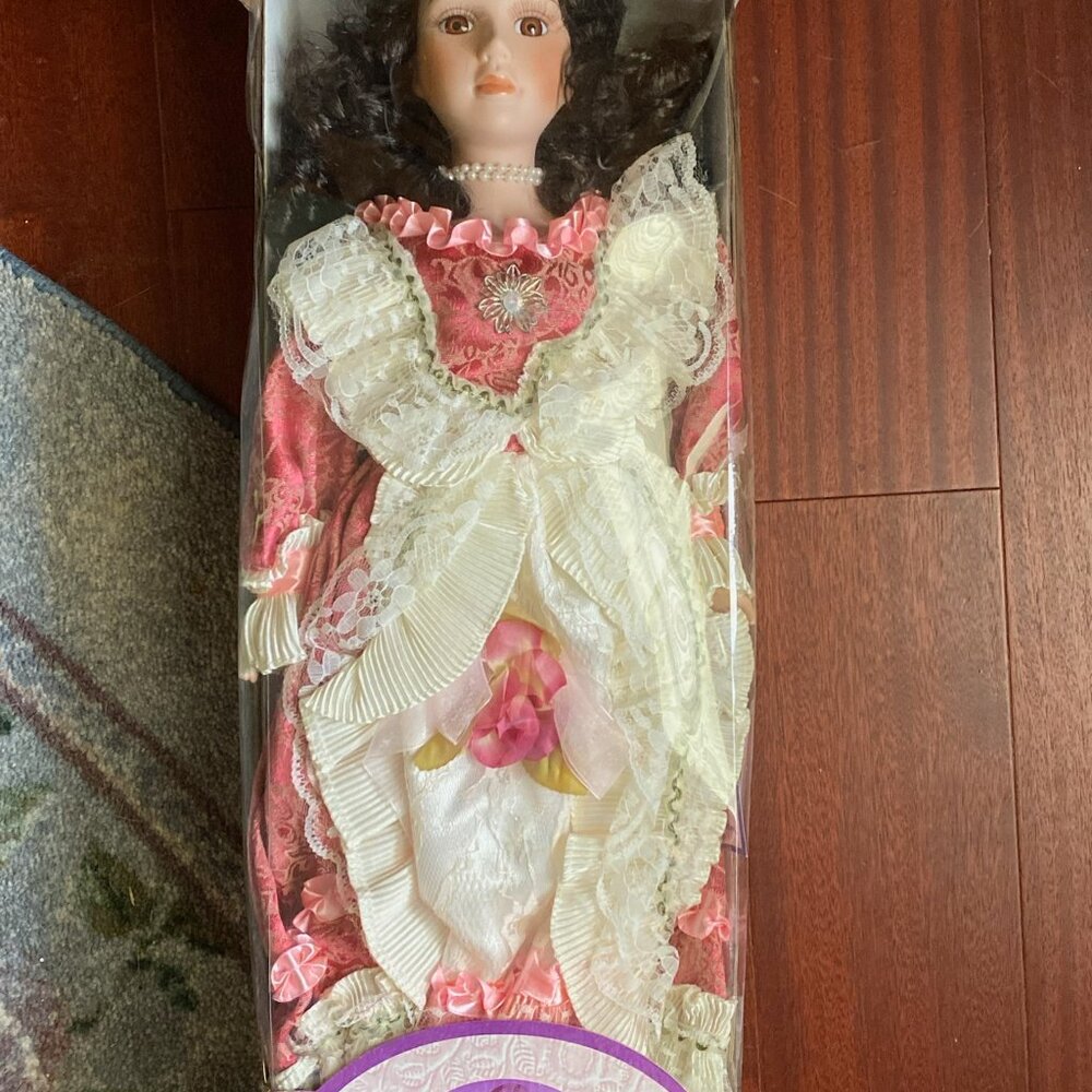 Goldenvale Collection Porcelain Doll.  New in box.  $20